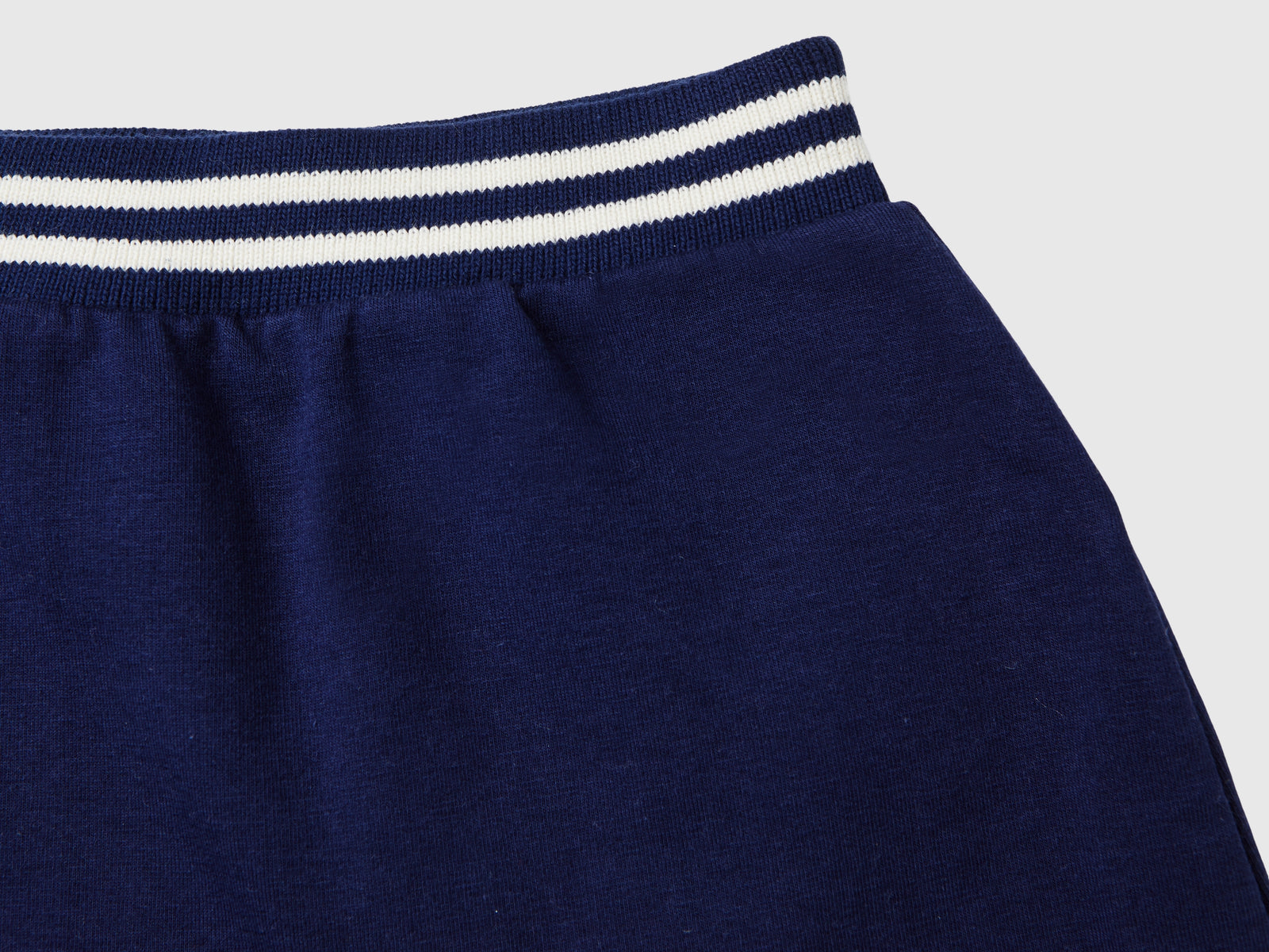 Completino in felpa leggera da neonato blu scuro 4 | Benetton Outlet