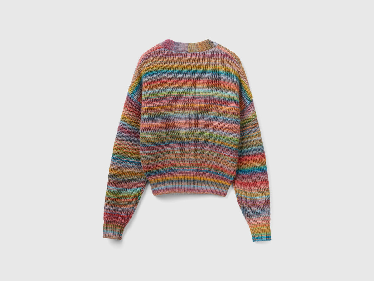 Cardigan a righe