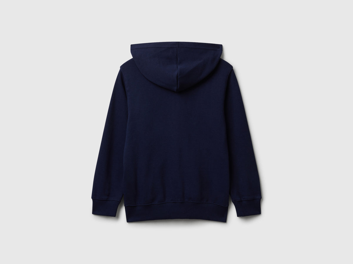 Felpa con zip e cappuccio