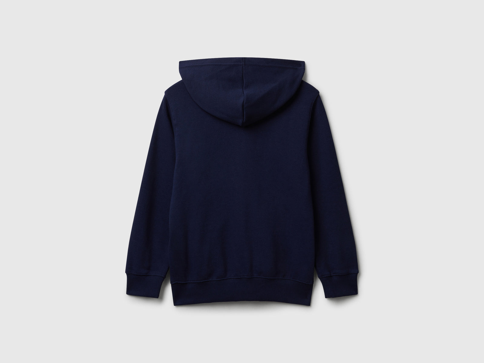 Felpa con zip e cappuccio da bambino blu scuro 2 | Benetton Outlet