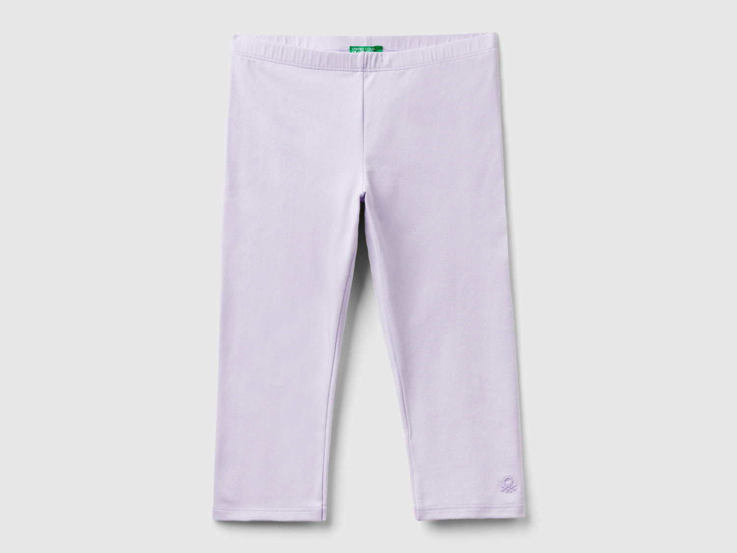 Leggings al ginocchio da bambina lilla | Benetton Outlet
