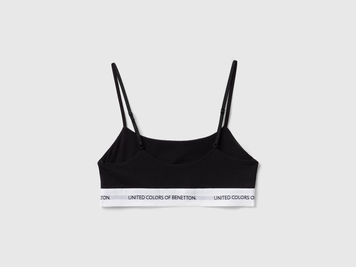 Reggiseno a top in cotone bio