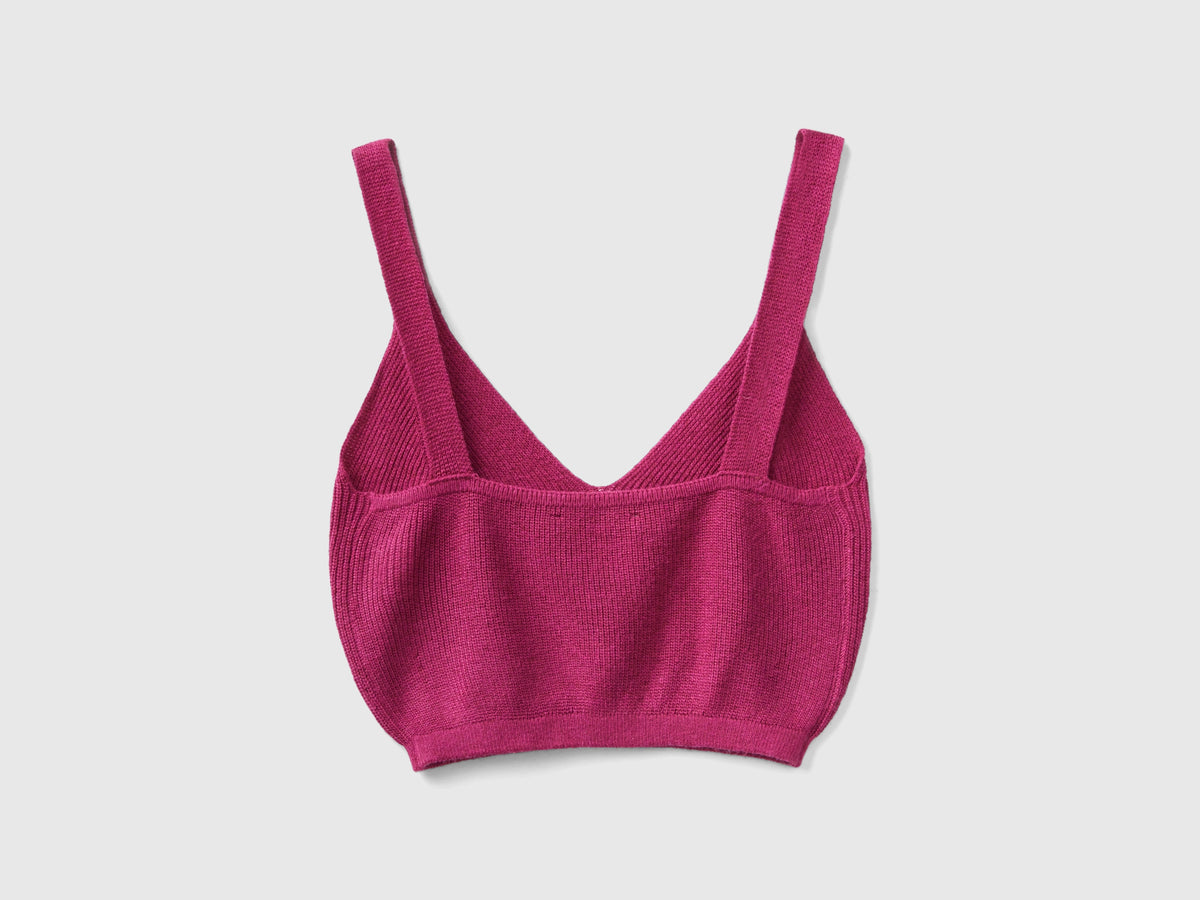 Top in misto cashmere