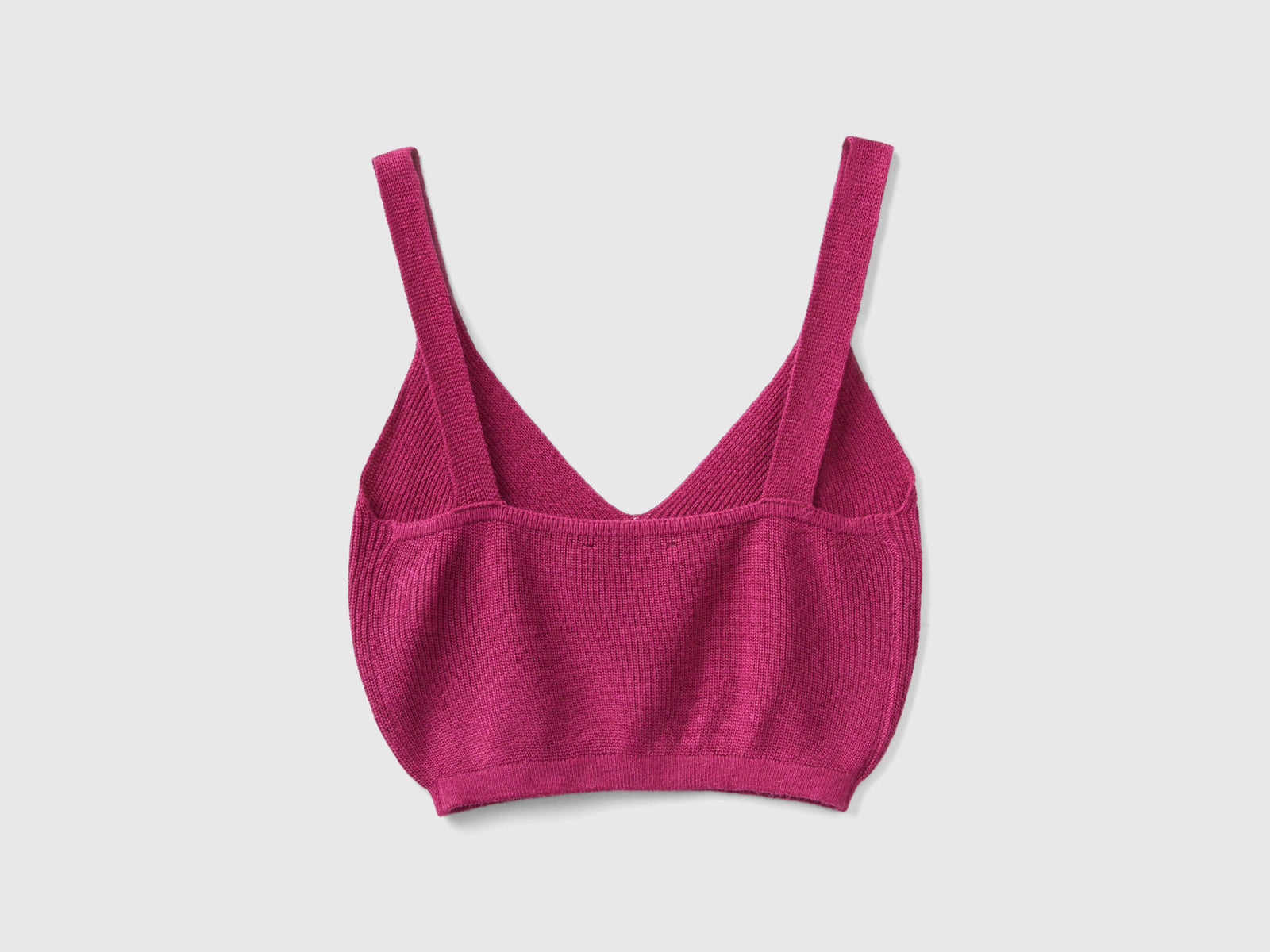 Top in misto cashmere da donna bordeaux 2 | Benetton Outlet