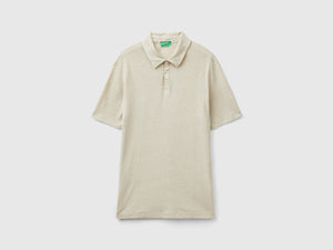 Polo in misto lino