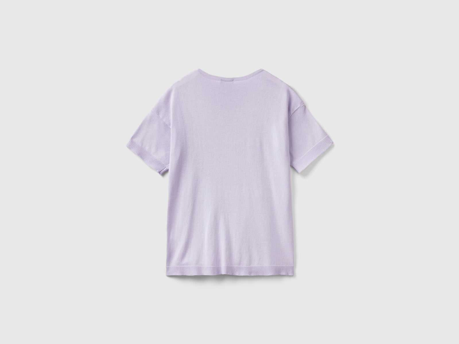 Maglia a manica corta da donna lilla 2 | Benetton Outlet