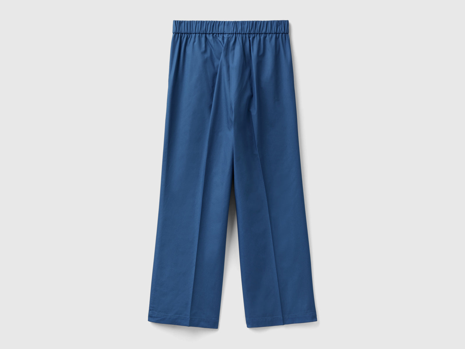 Pantaloni con elastico in vita da donna avio 2 | Benetton Outlet