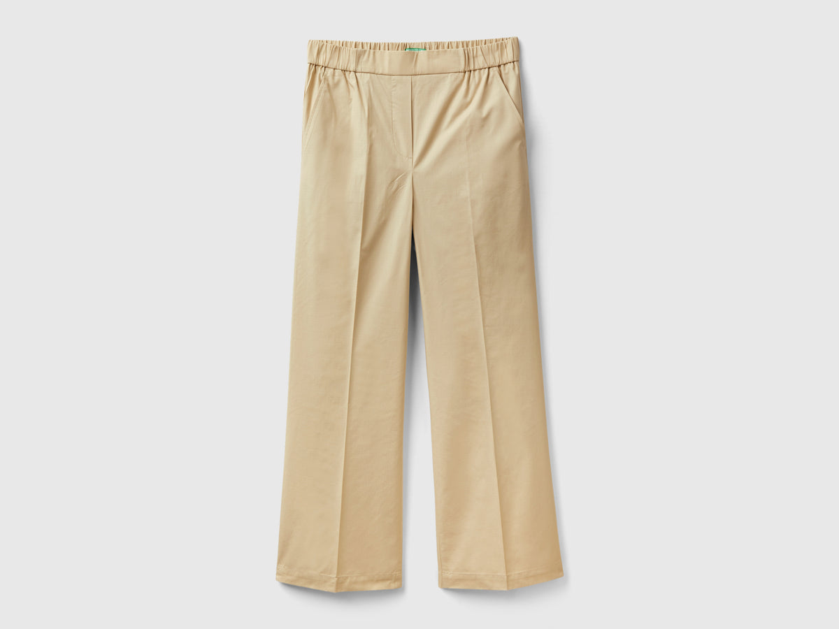 Pantaloni con elastico in vita