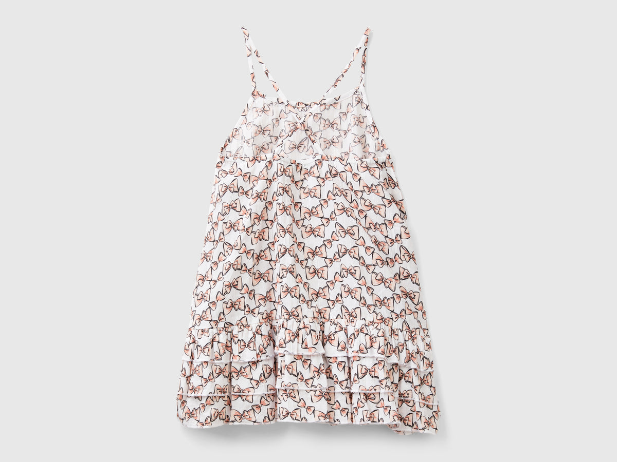 Vestito con stampa fiocchi