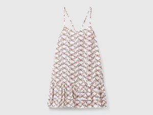 Vestito con stampa fiocchi