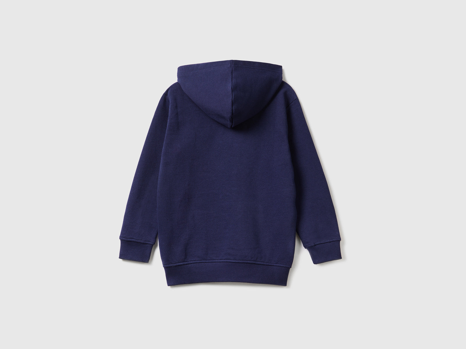 Felpa con cappuccio e logo da bambino blu scuro 2 | Benetton Outlet