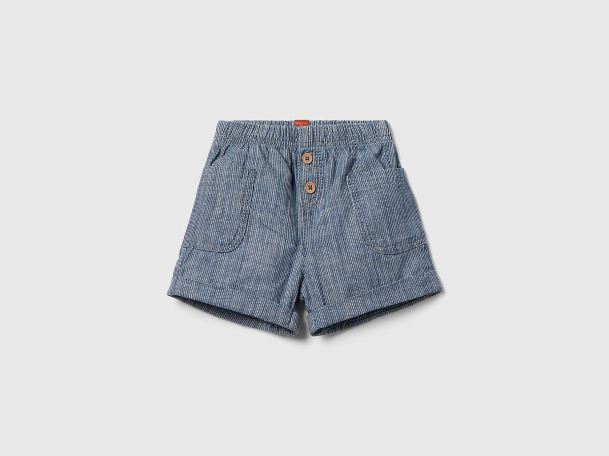 Chambray shorts