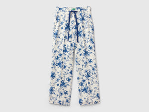 Pantaloni fantasia in viscosa