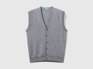 Gilet in pura lana Merino