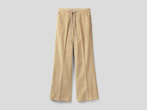 Pantaloni ampi in velluto