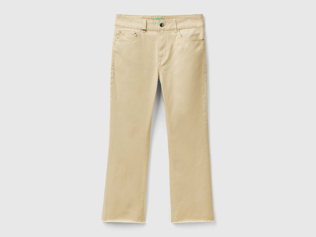 Pantaloni cropped cinque tasche