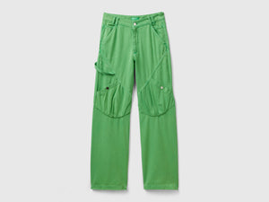 Pantaloni cargo in cotone