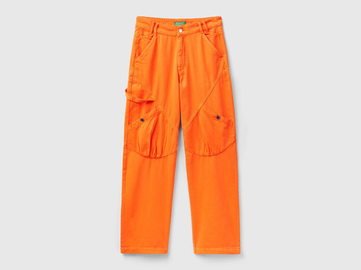 Pantaloni cargo in cotone