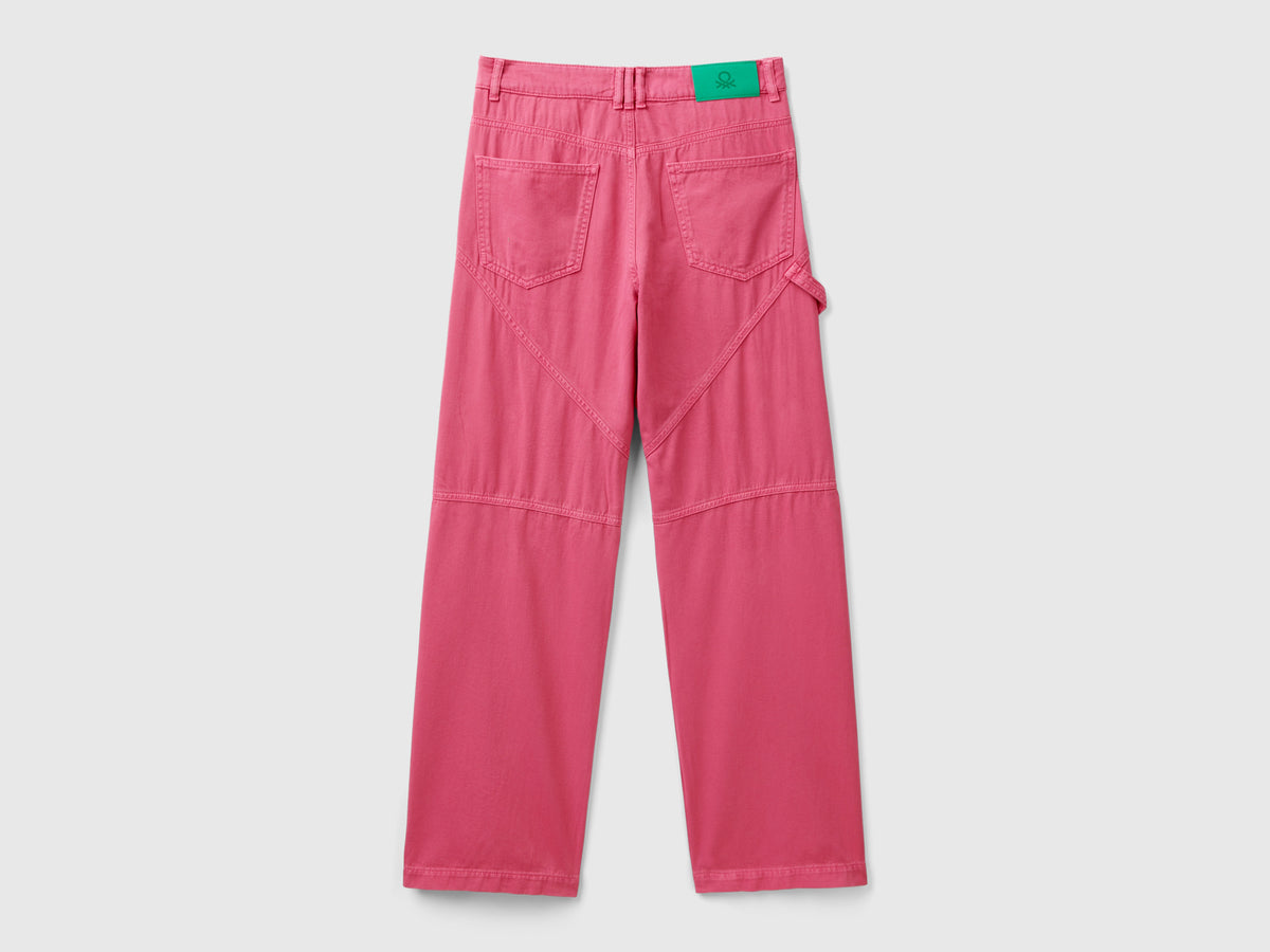 Pantaloni cargo in cotone