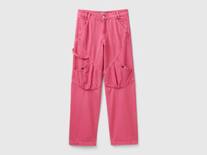 Pantaloni cargo in cotone