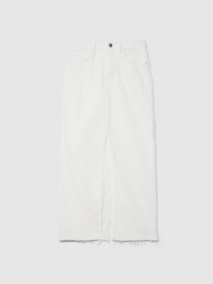Gonna di jeans con spacco