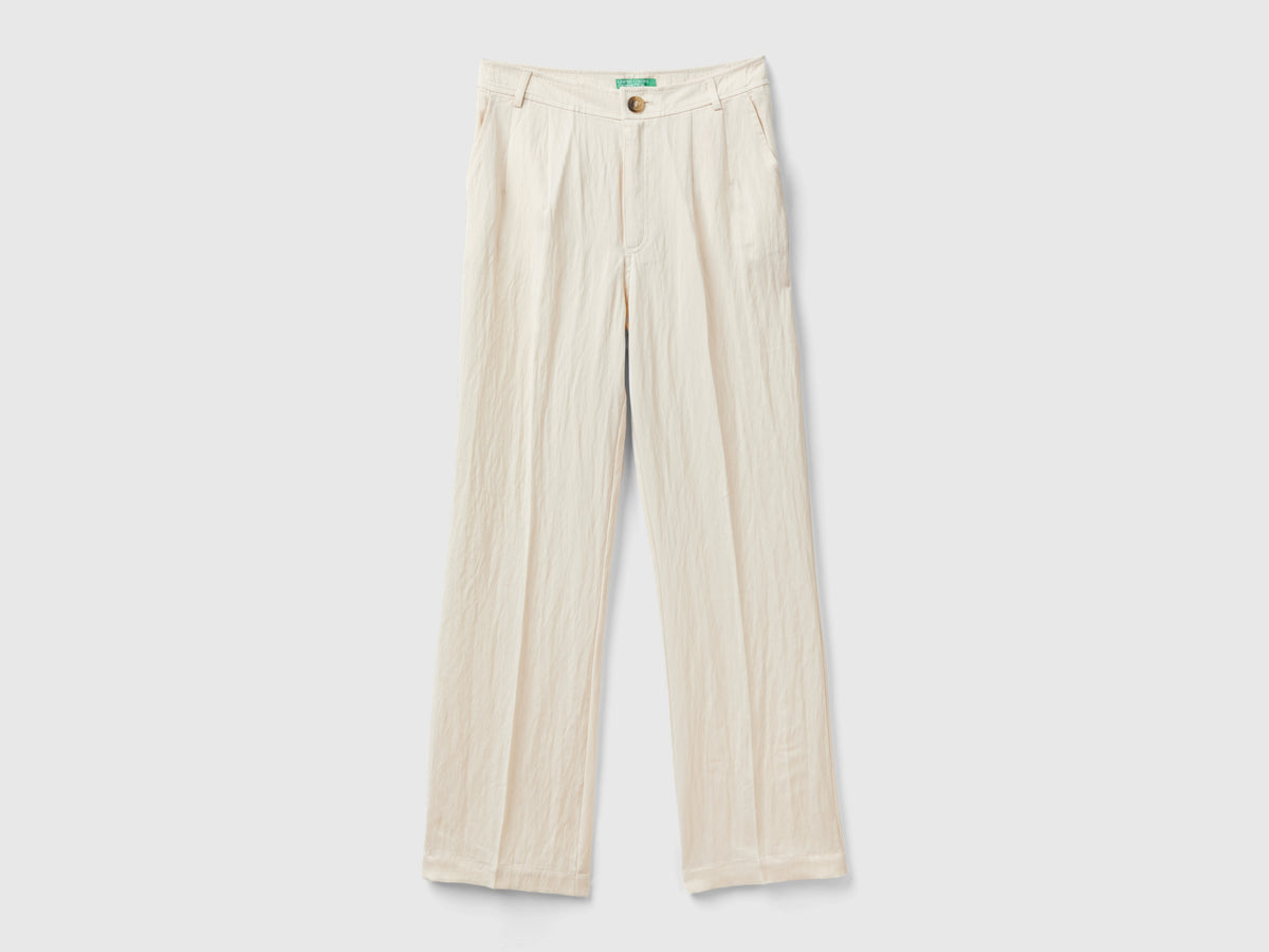 Pantaloni in misto viscosa