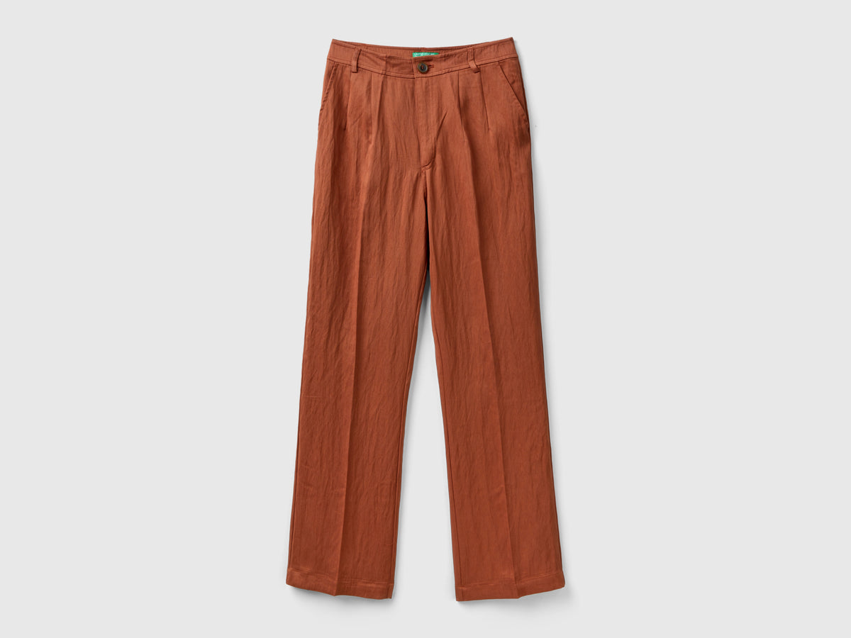 Pantaloni in misto viscosa