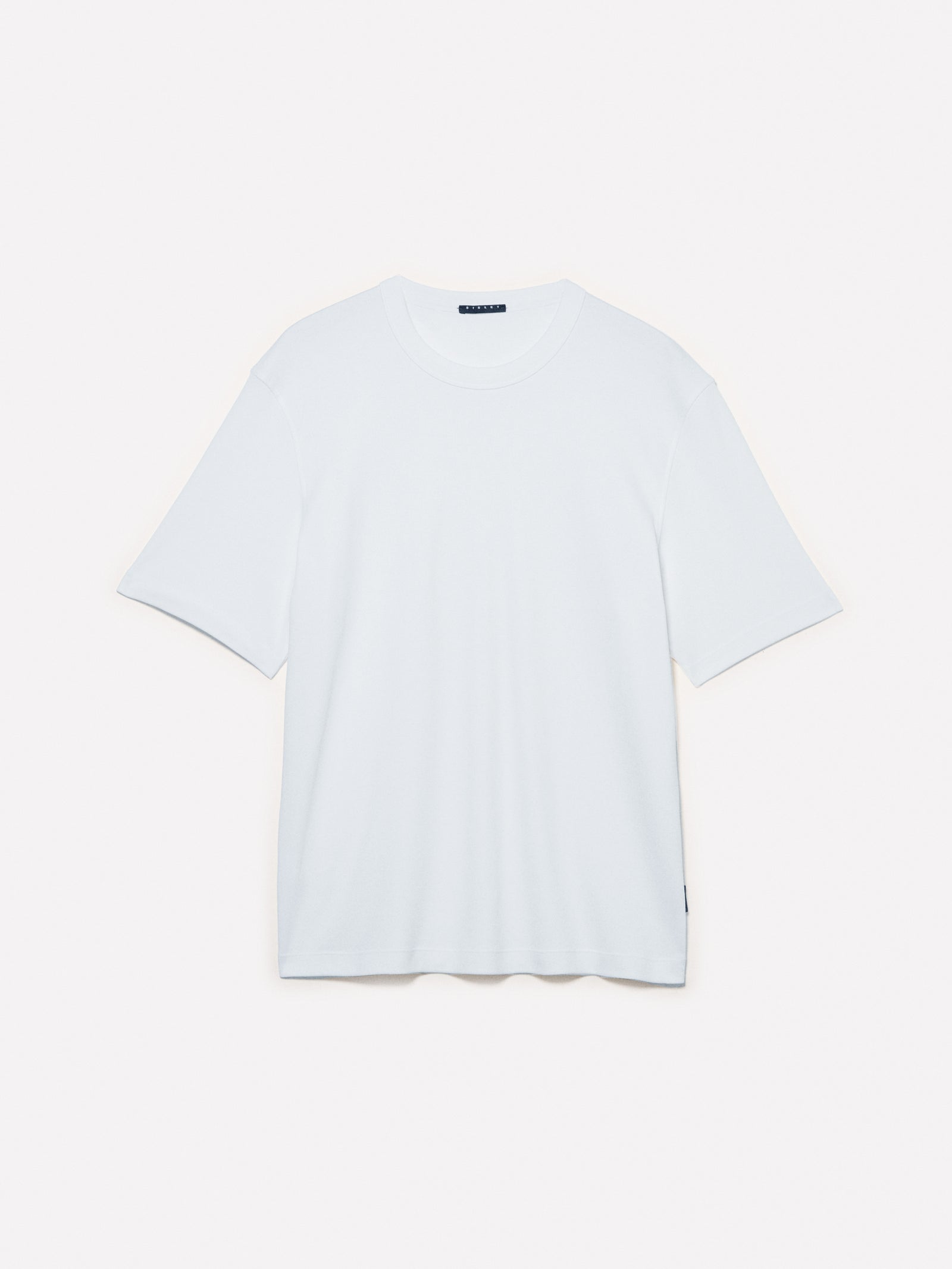 T-shirt regular fit da uomo bianco | Sisley Outlet