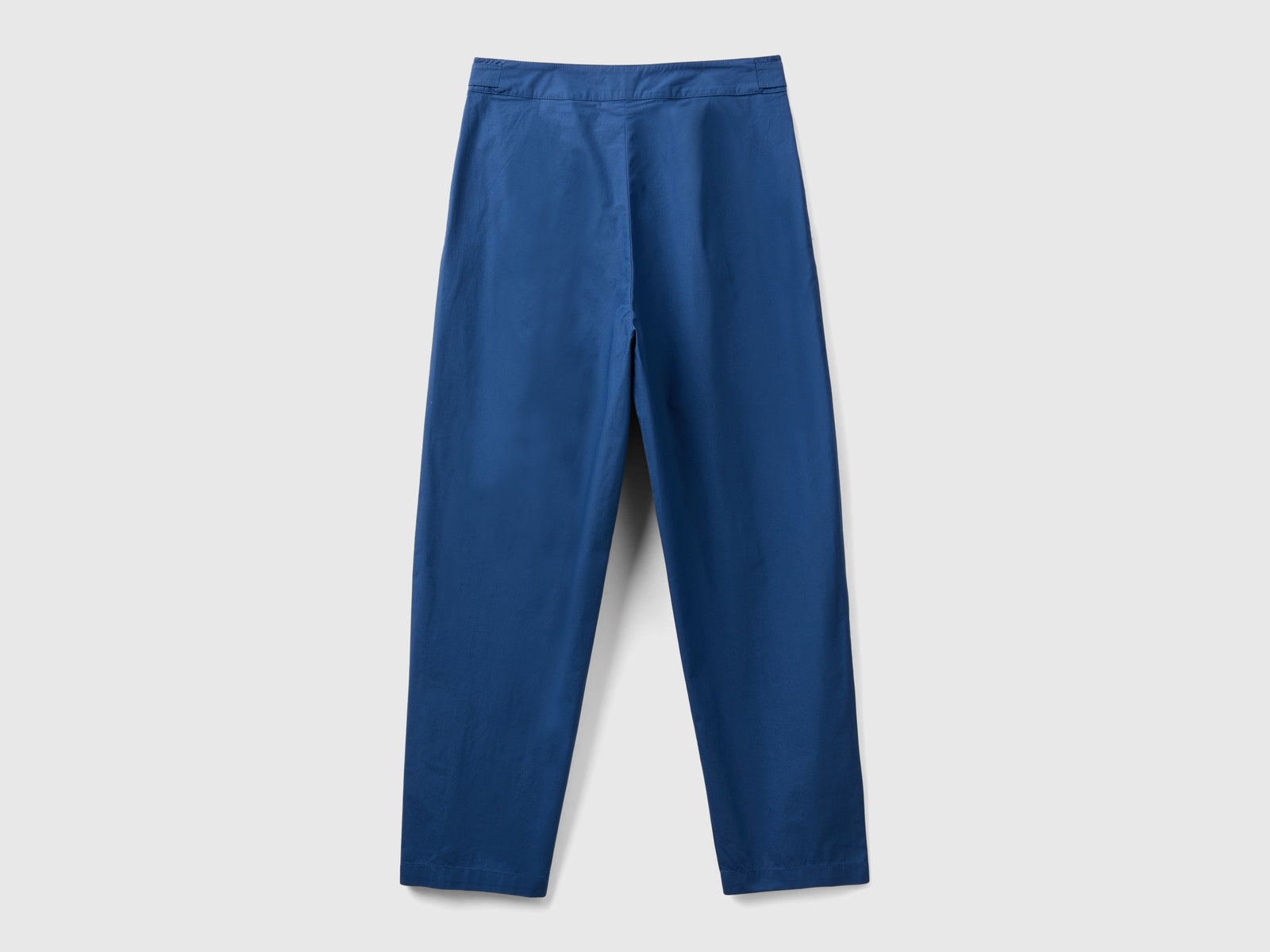 Pantaloni in cotone leggero da donna avio 2 | Benetton Outlet
