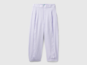 Pantaloni morbidi in puro lino