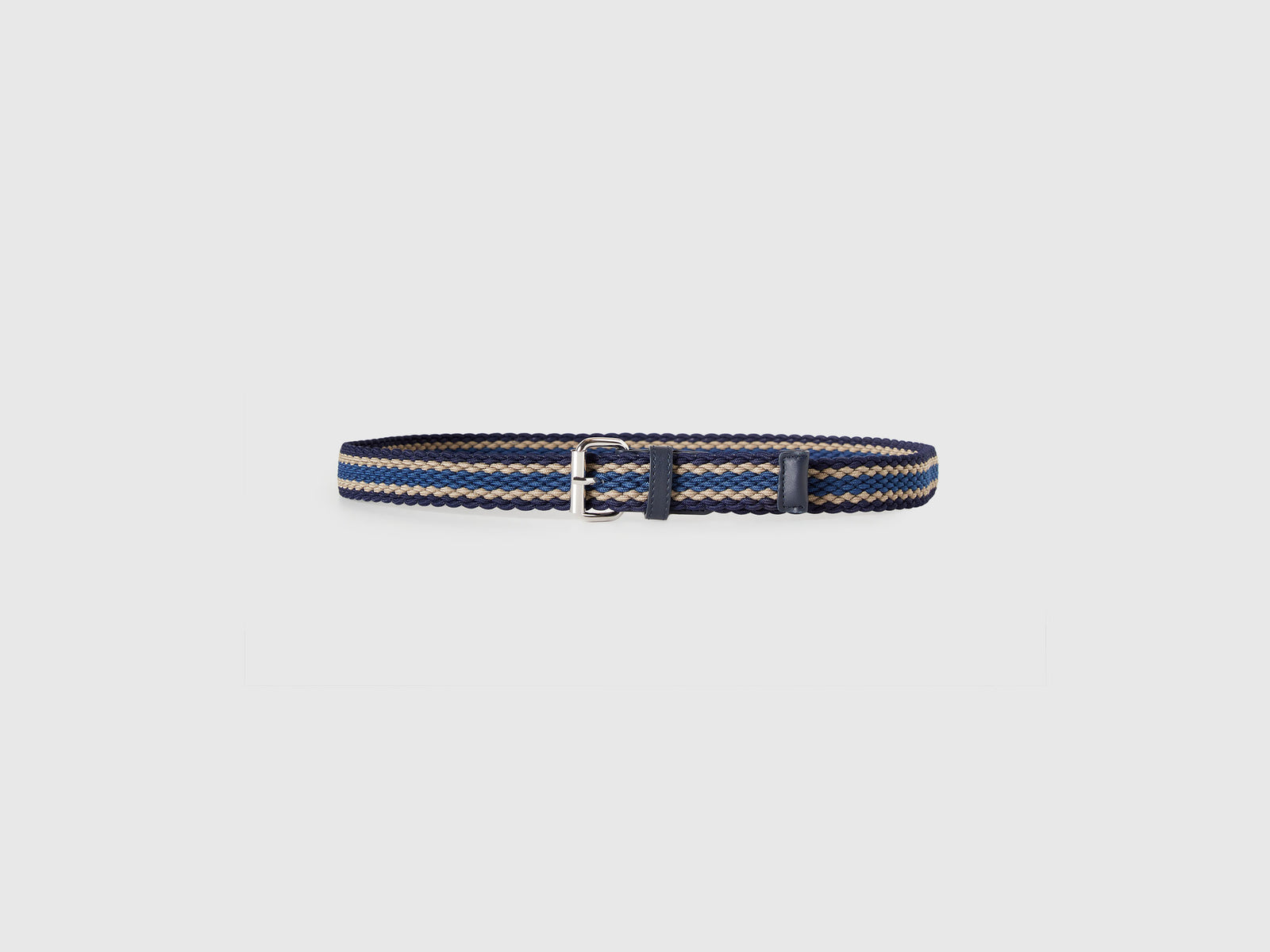 Cintura in nastro stretch da uomo blu scuro 3 | Benetton Outlet