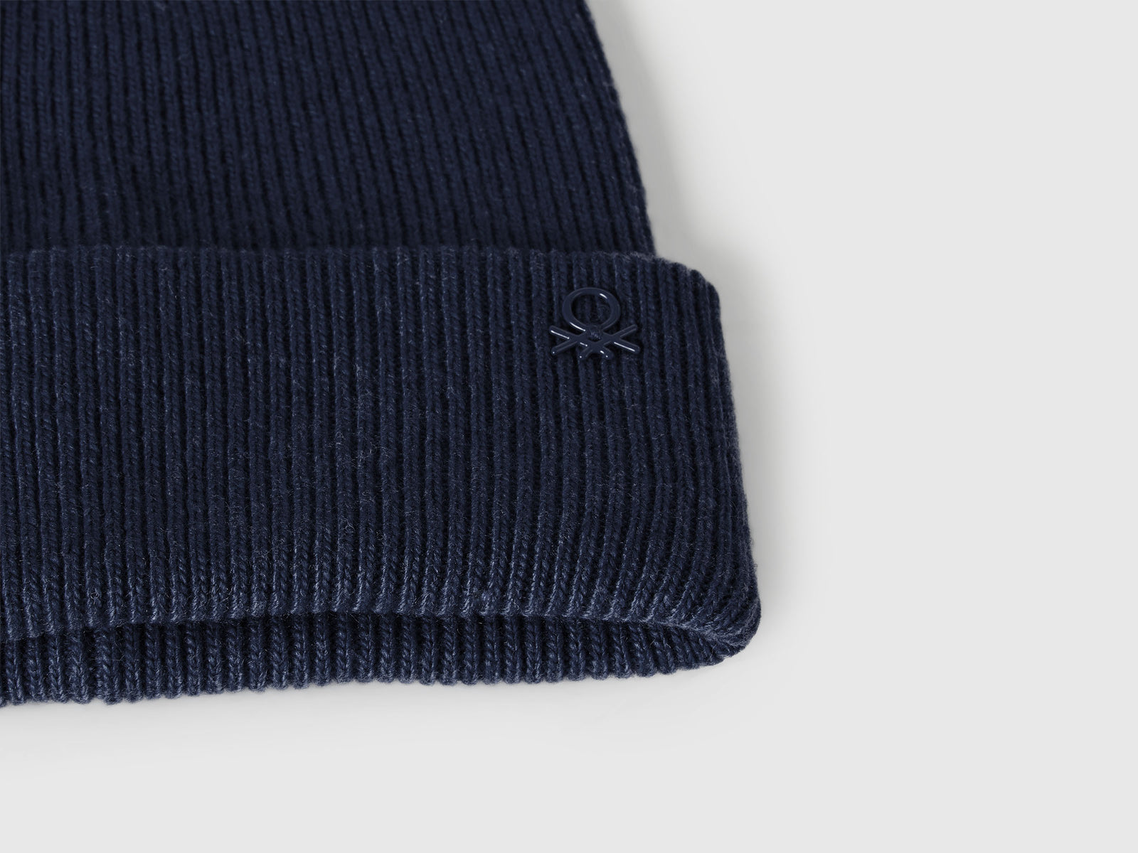 Berretto in misto lana da bambino blu scuro 3 | Benetton Outlet
