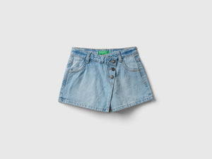 Gonna pantalone di jeans