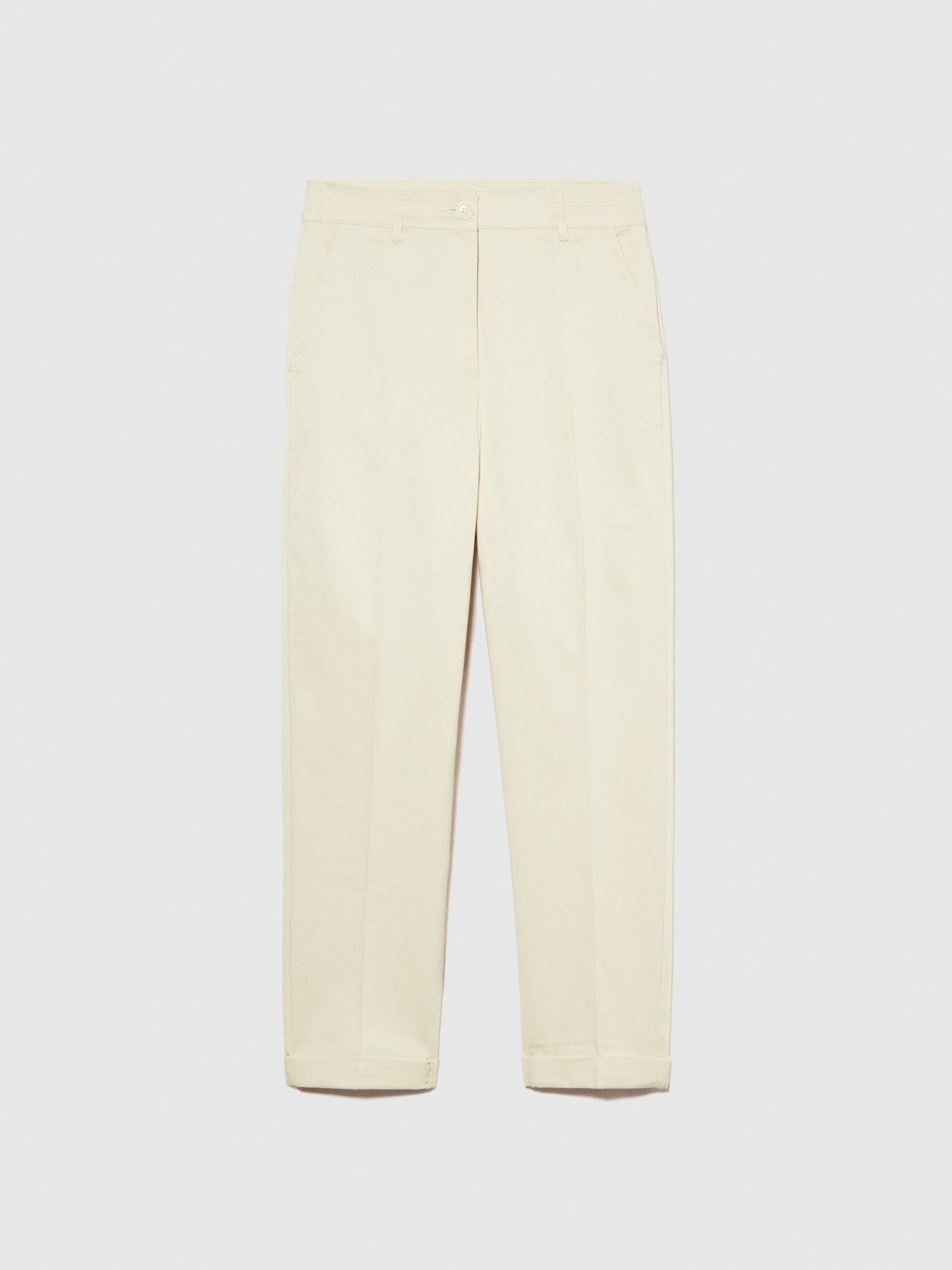 Pantaloni a sigaretta da donna beige | Sisley Outlet