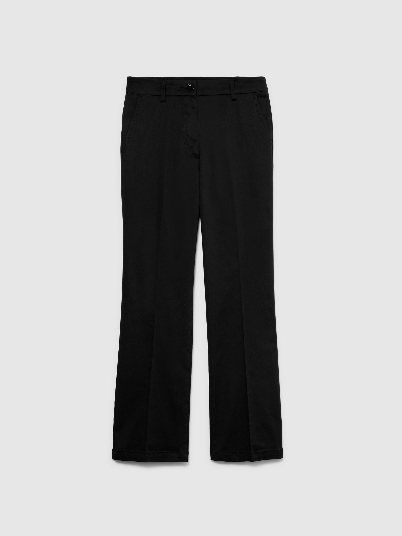 Pantaloni a trombetta da donna nero | Sisley Outlet