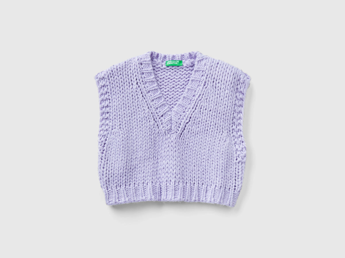 Gilet corto boxy fit