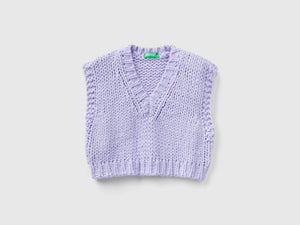 Gilet corto boxy fit