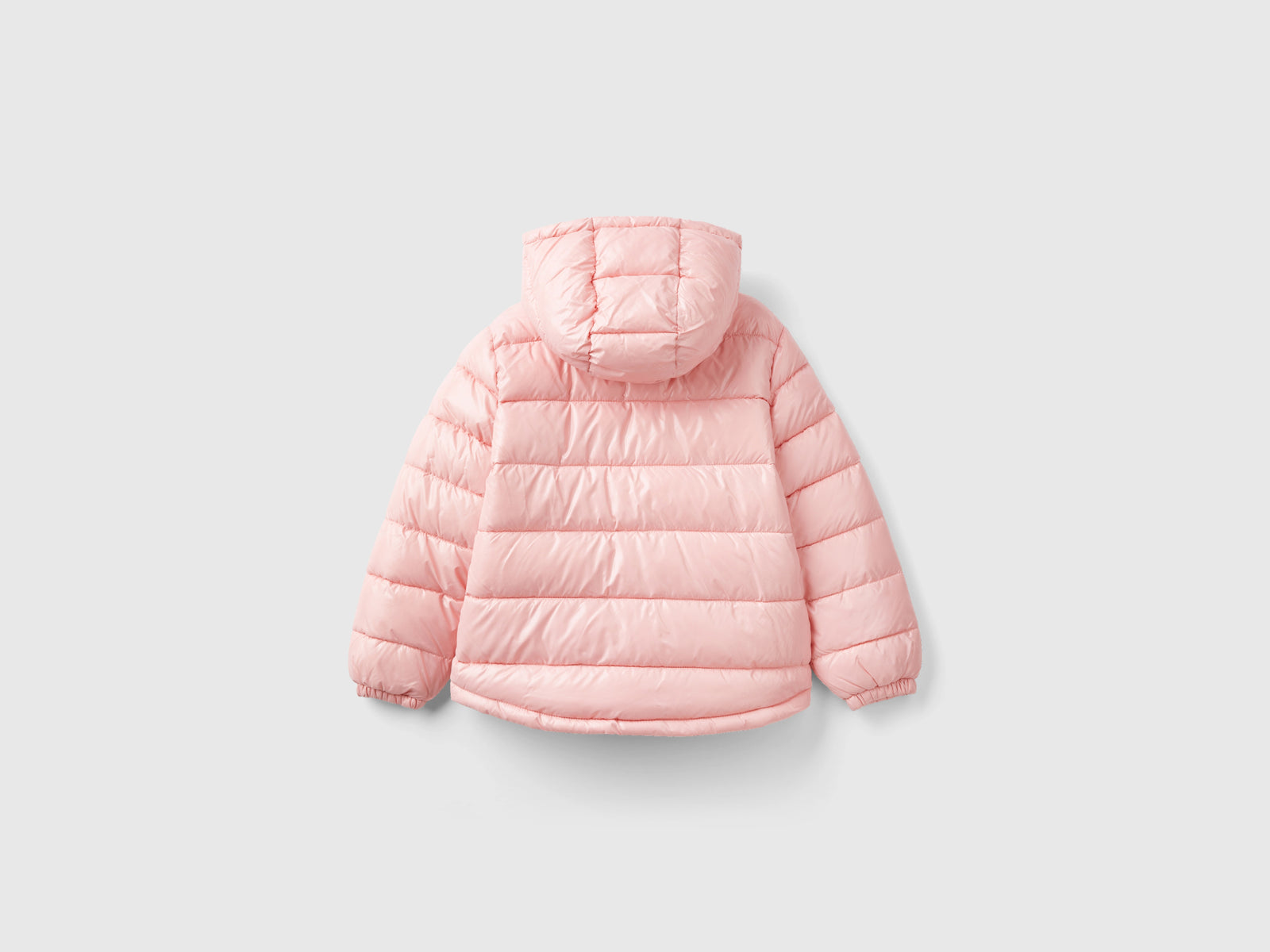Giubbotto lucido imbottito da bambina rosa 2 | Benetton Outlet