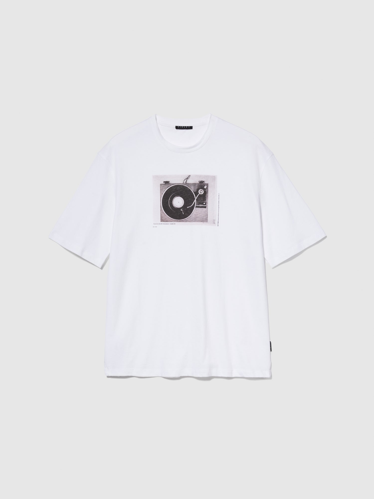 T-shirt con stampa fotografica da uomo bianco | Sisley Outlet