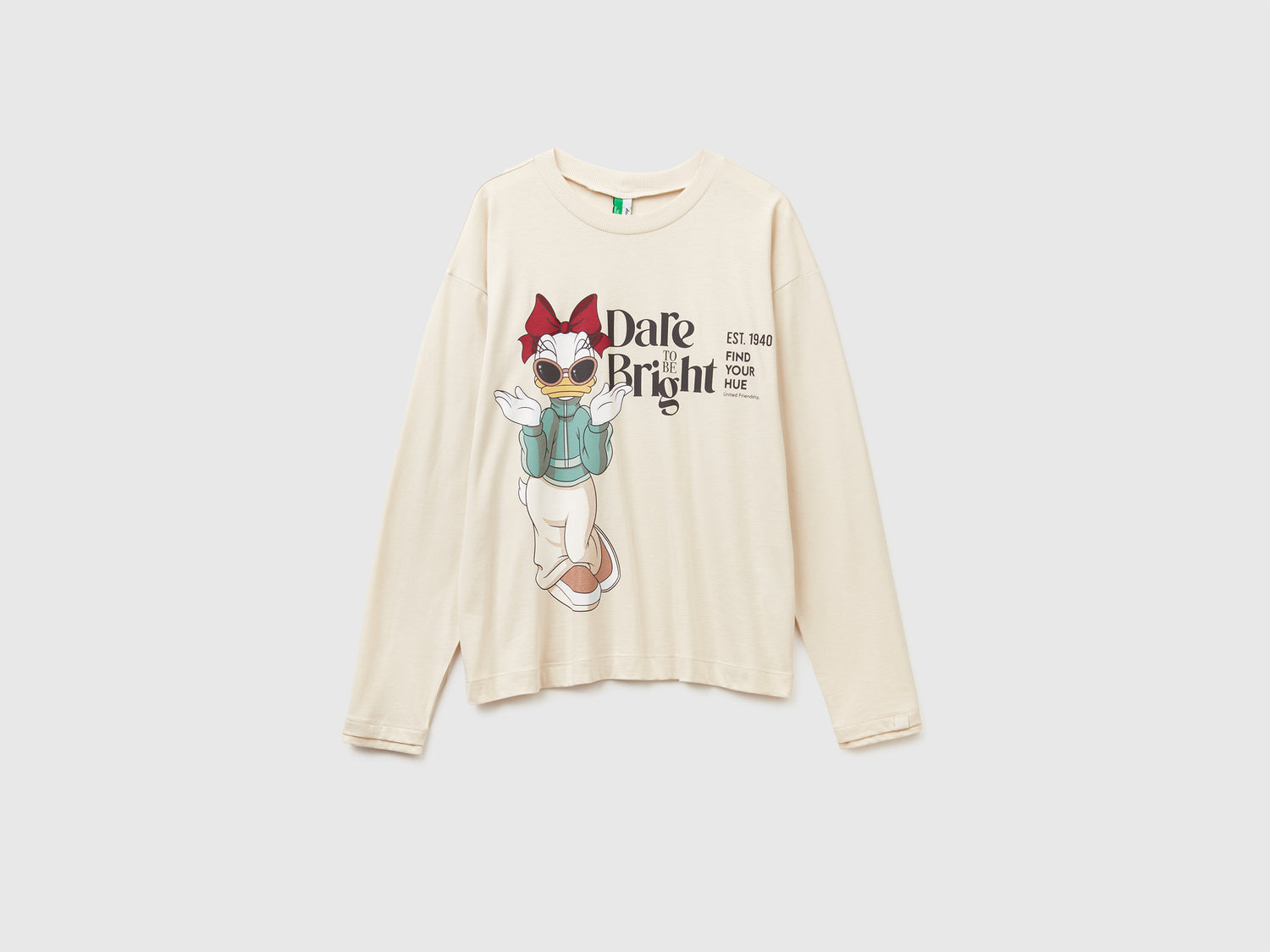 Maglia con stampa ©Disney Paperina da donna beige | Benetton Outlet