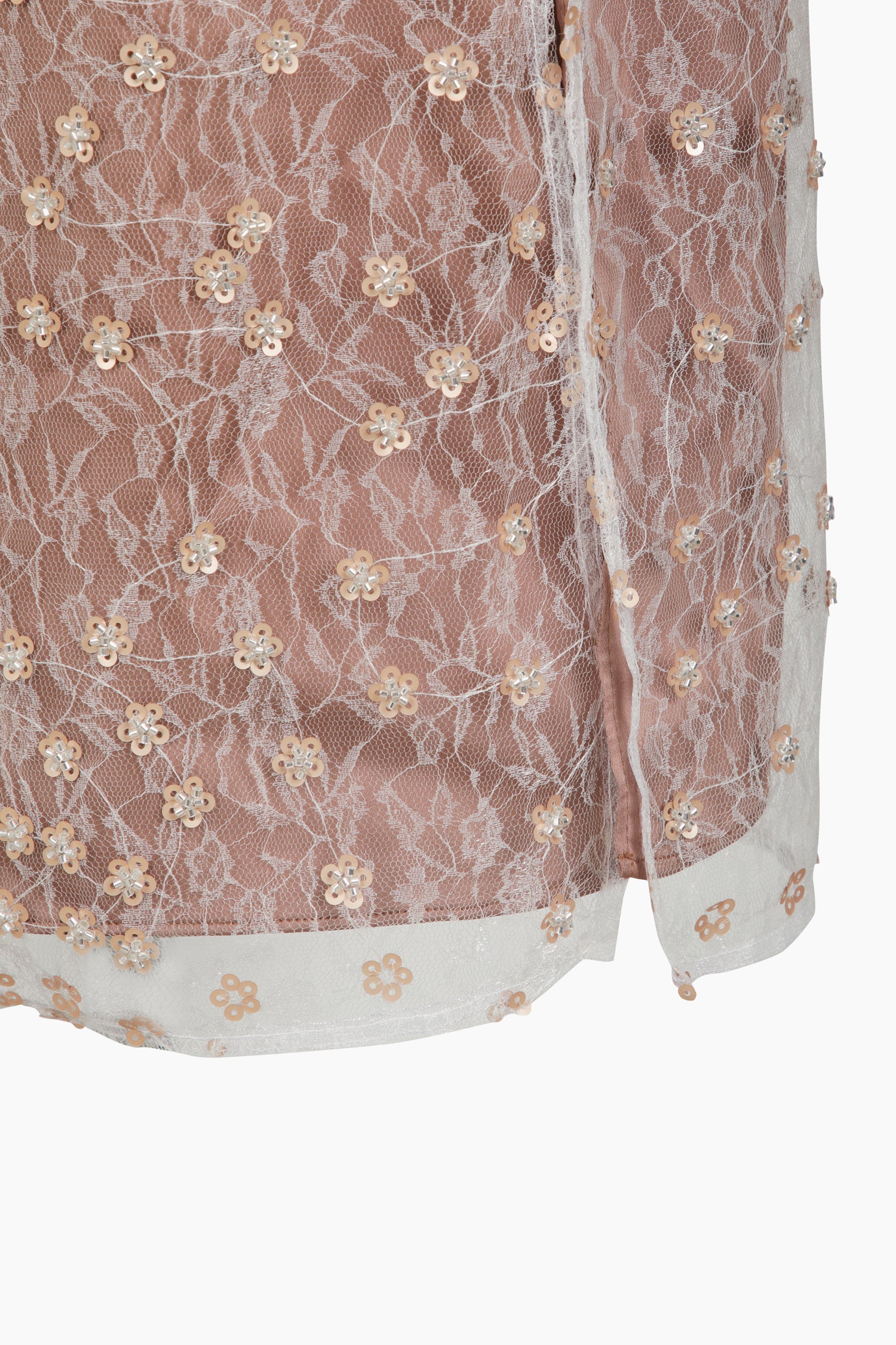 Gonna in pizzo con paillettes da donna fard 4 | Sisley Outlet