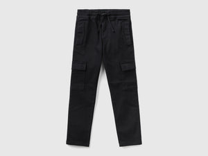 Pantaloni cargo con coulisse