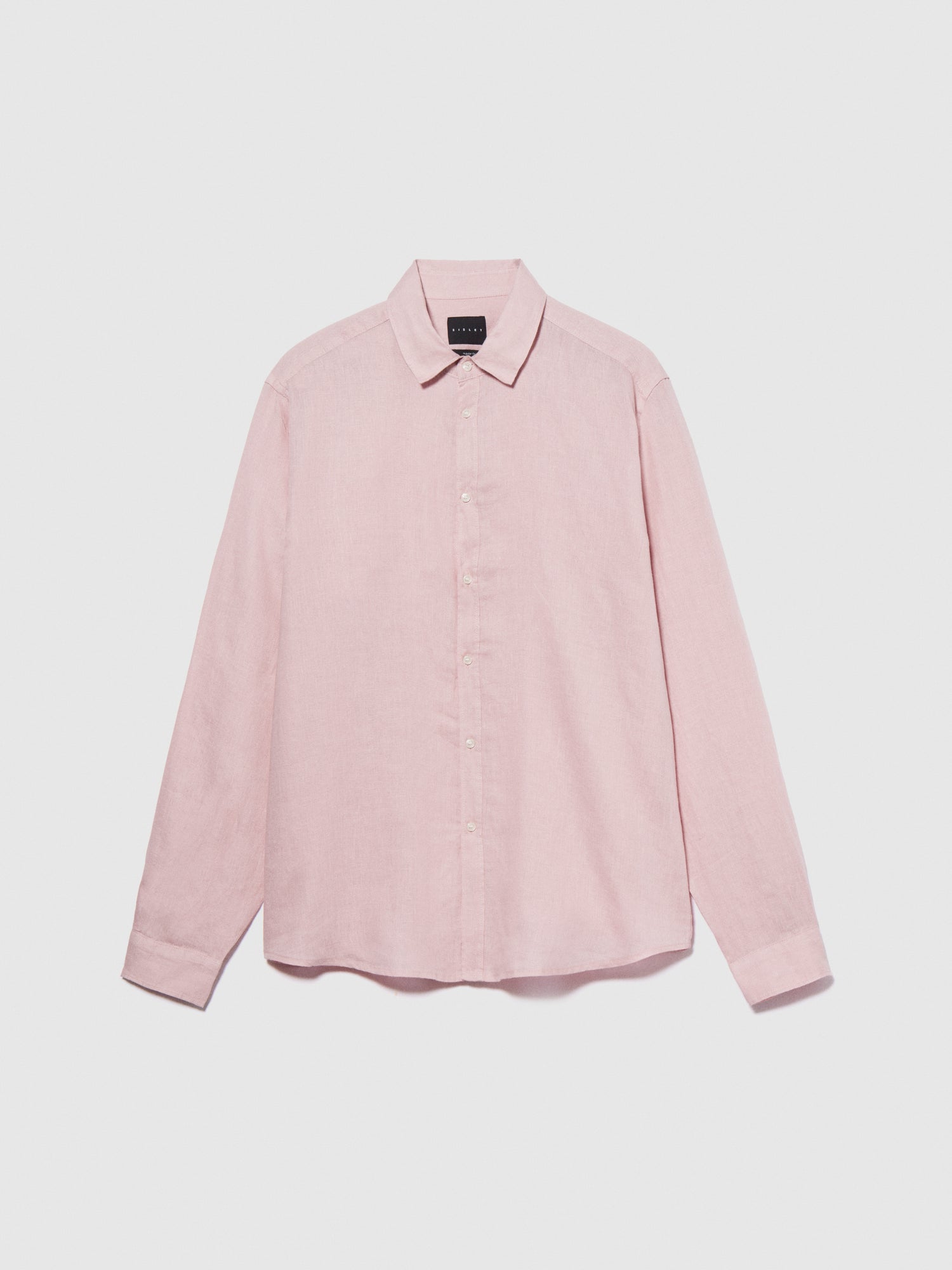 Camicia 100% lino da uomo rosa | Sisley Outlet