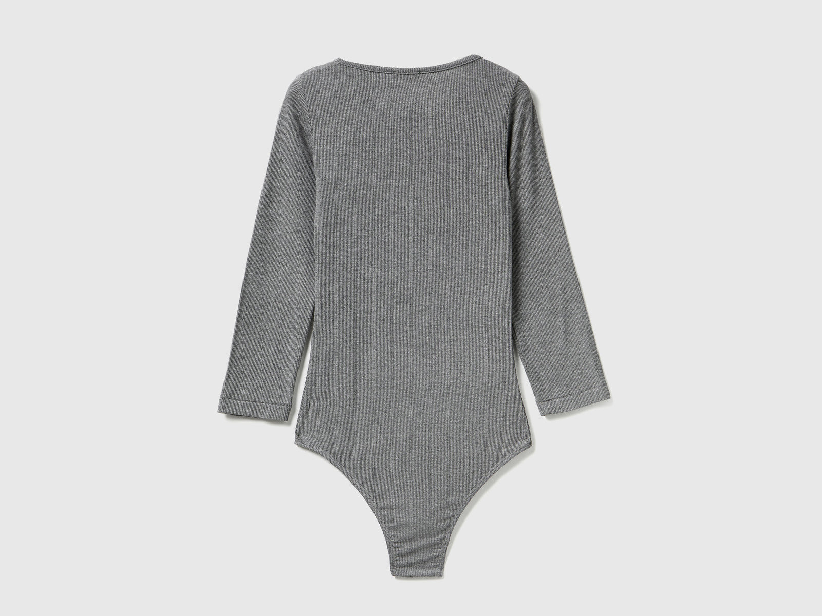 Body in viscosa stretch da donna grigio scuro 2 | Benetton Outlet