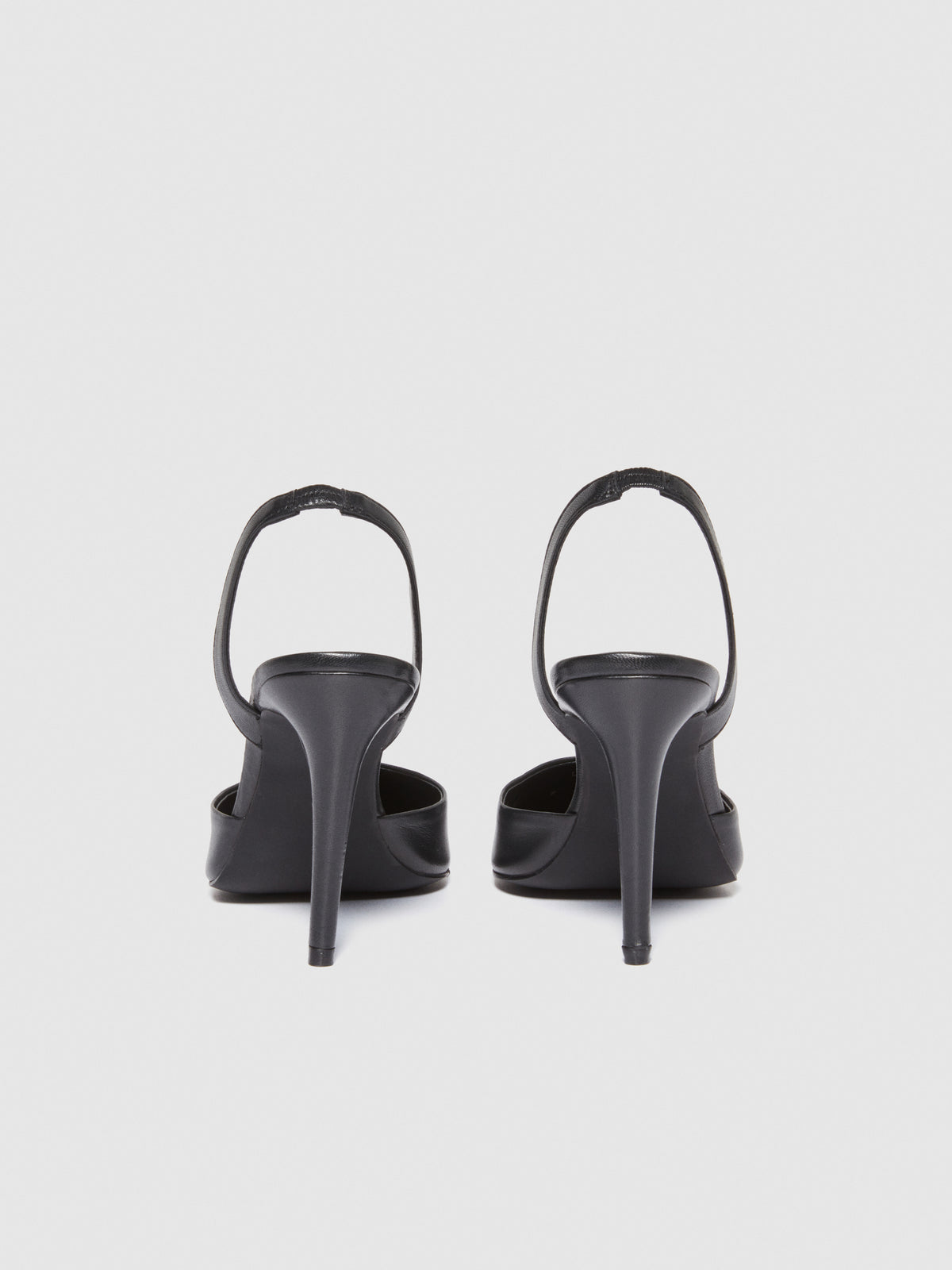 Slingback in pelle