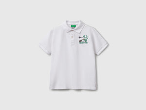 Polo con ricamo Snoopy ©Peanuts