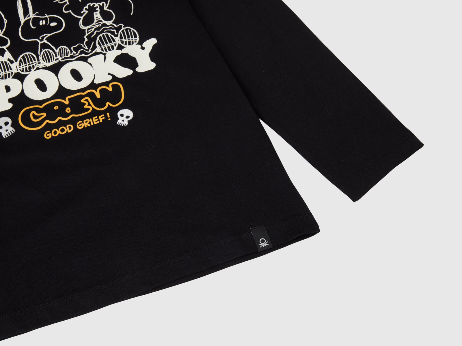 T-shirt ©Peanuts con stampa luminescente da bambino nero 3 | Benetton Outlet