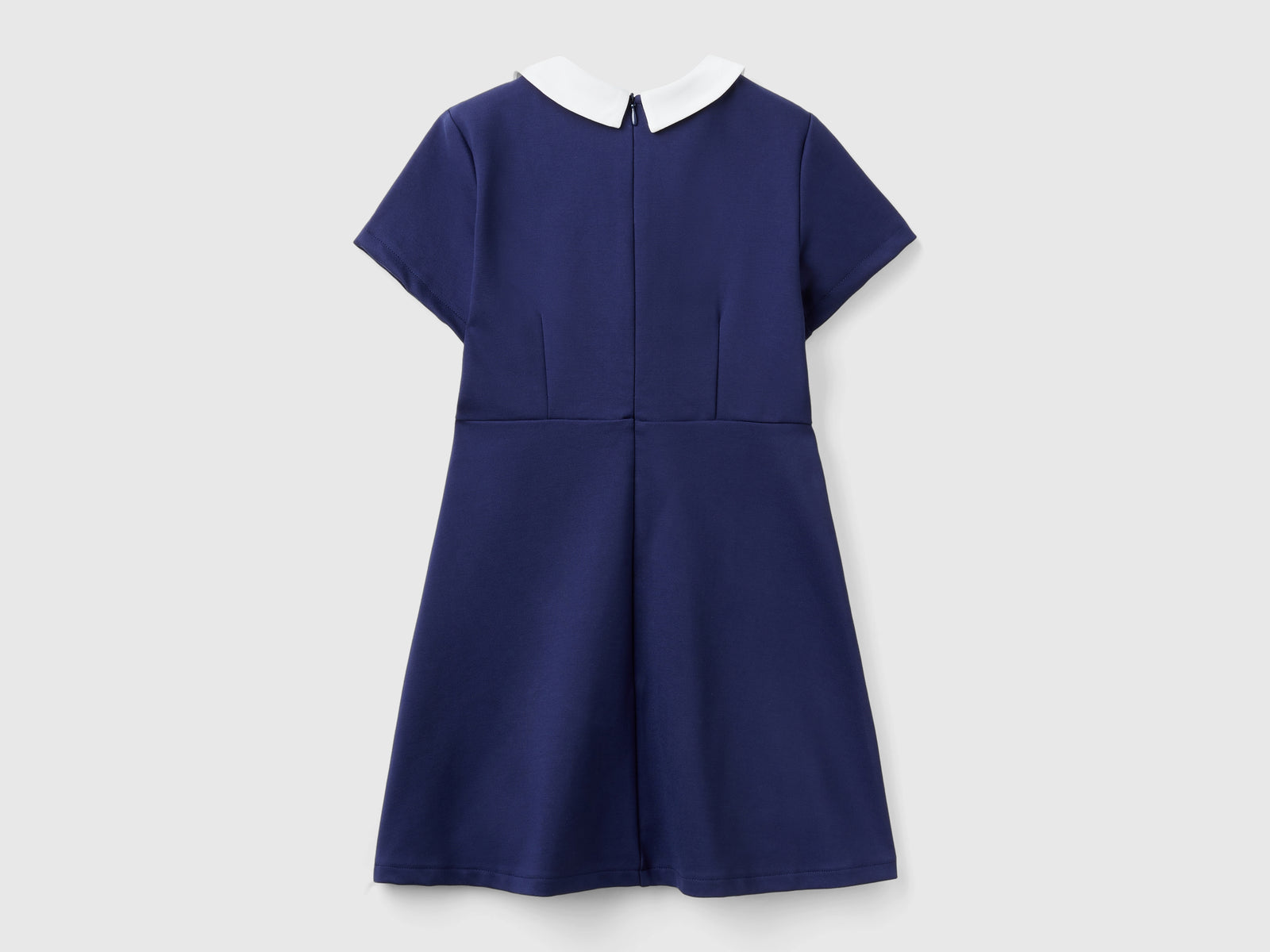 Abito con colletto staccabile da bambina blu scuro 2 | Benetton Outlet