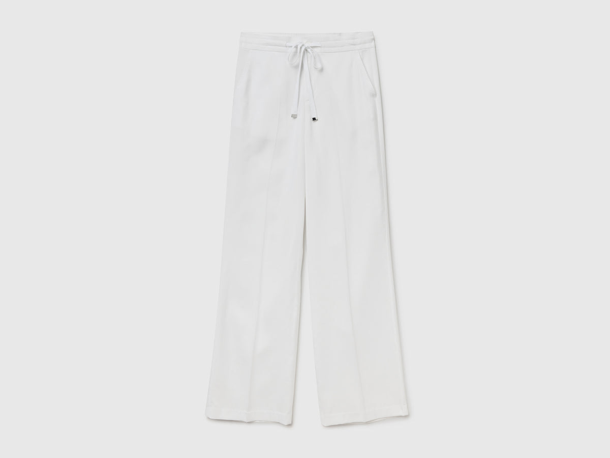 Pantaloni in puro lyocell