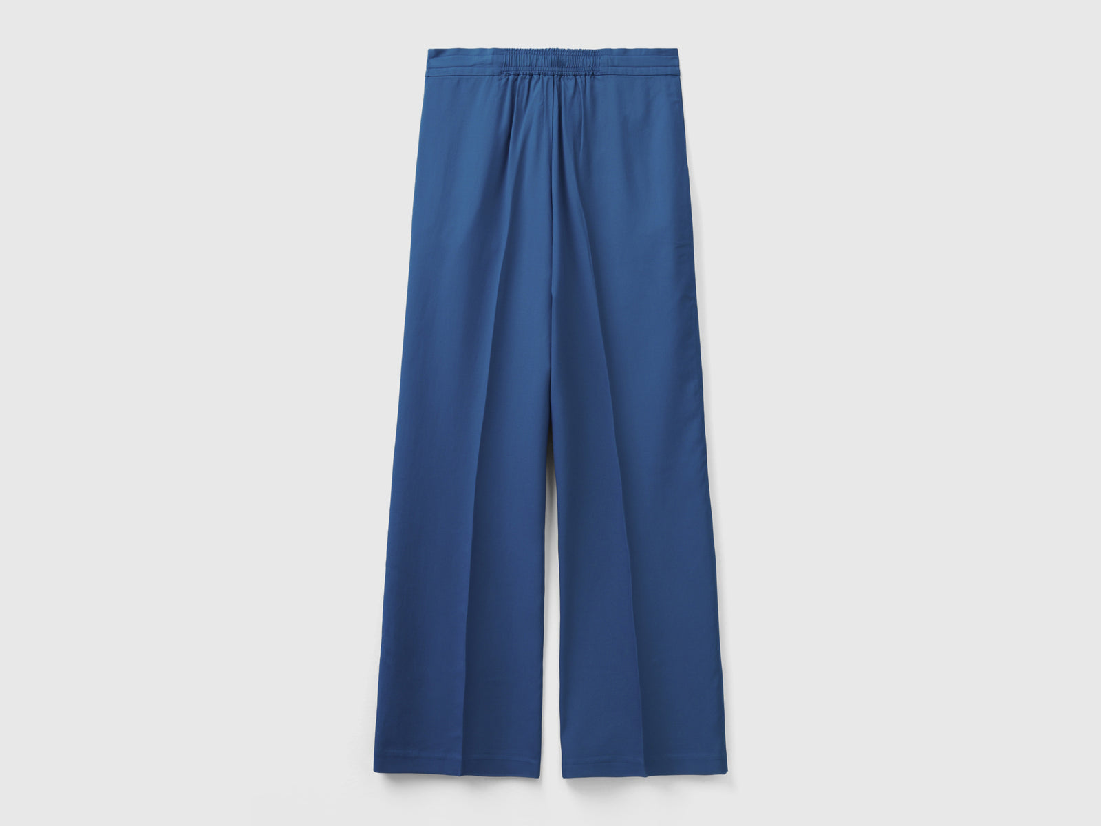 Pantaloni in puro lyocell da donna avio 2 | Benetton Outlet